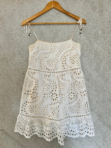 Apero Broderie Anglais Dress - Size S