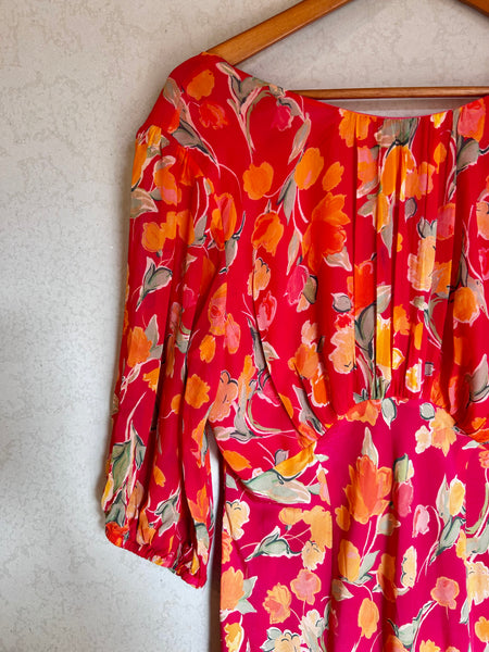 Rixo Silk Dress | Size XL