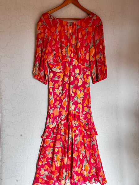 Rixo Silk Dress | Size XL
