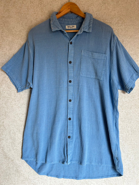 Rollas Bon Crepe Shirt - Size M