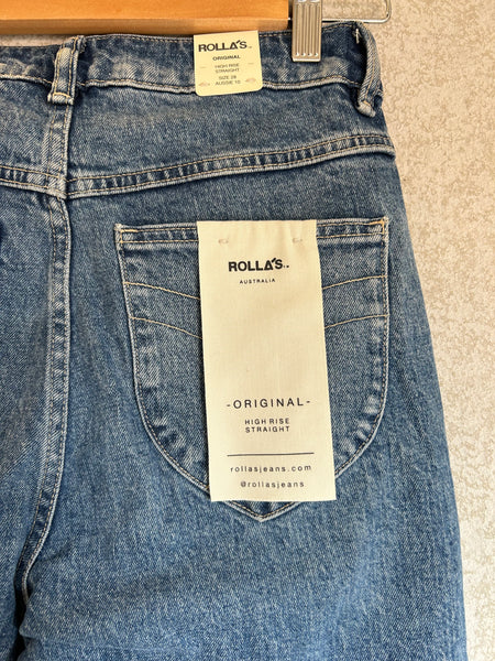 Rollas Original Straight Jeans - Size 10