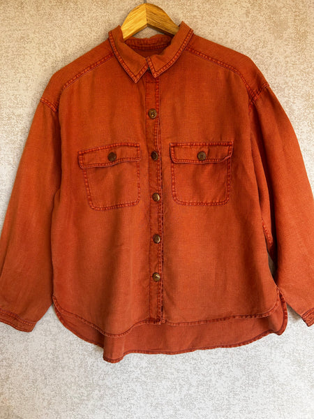 Arnhem Linen Shirt - Size 8