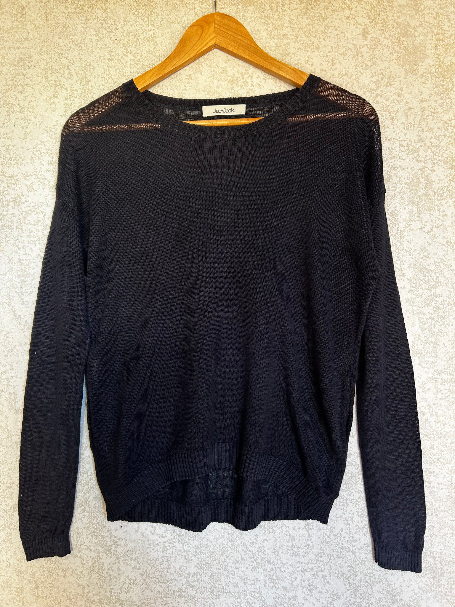 Jac + Jack Linen Sweater - Size M