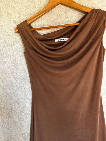 Venroy  Draped Jersey Dress - Size XS