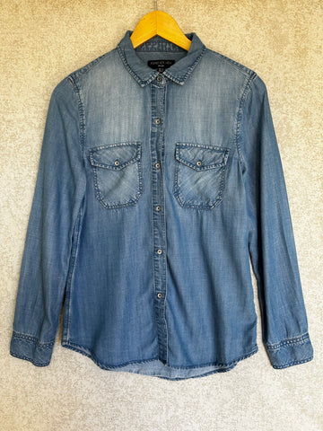 Forever New Denim Shirt - Size 8