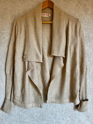 Cable Wool Knit - Size L