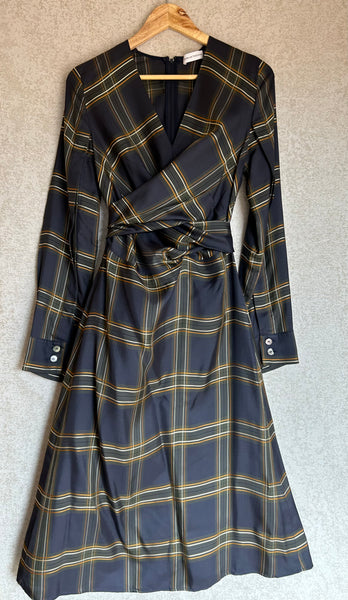 Scanlan Theodore Plaid Dress - Size 8