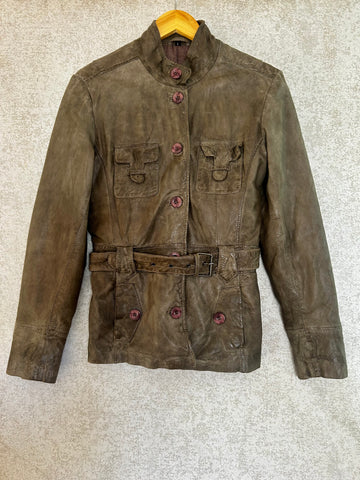 J & E Leather Jacket - Size XS