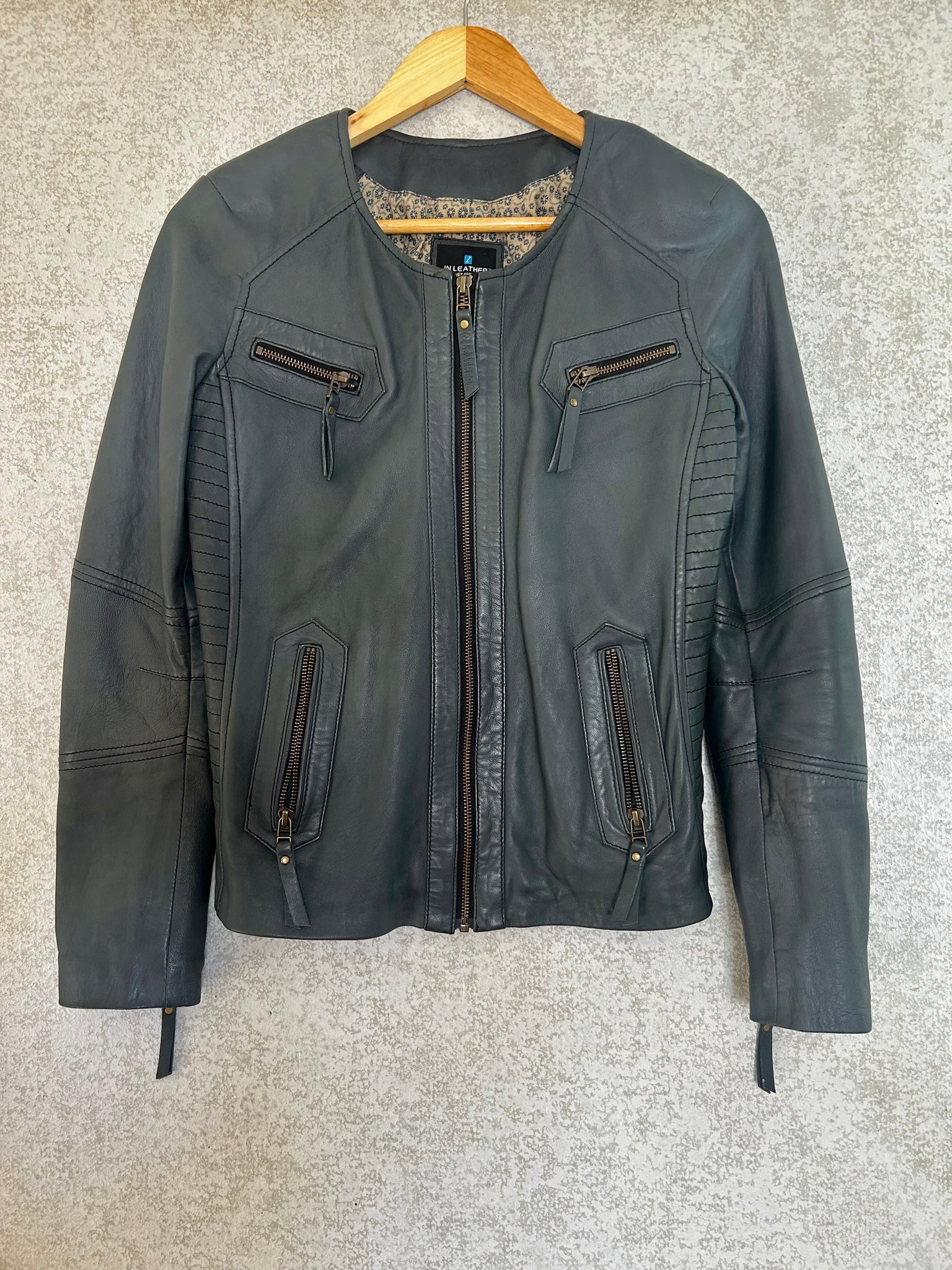 Faux Leather Jacket - Size S