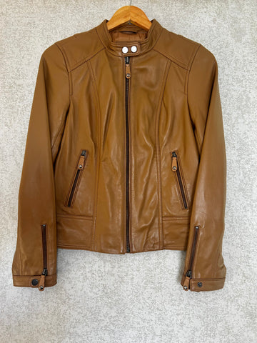 Trent Nathan Leather Jacket - Size 8