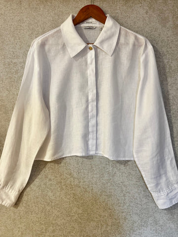 Country Road Linen Shirt - Size 12