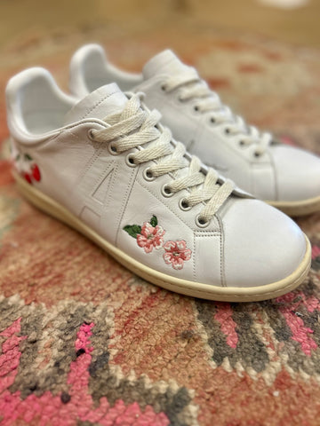 Anine Bing Lily Cherry Runners - Size 40