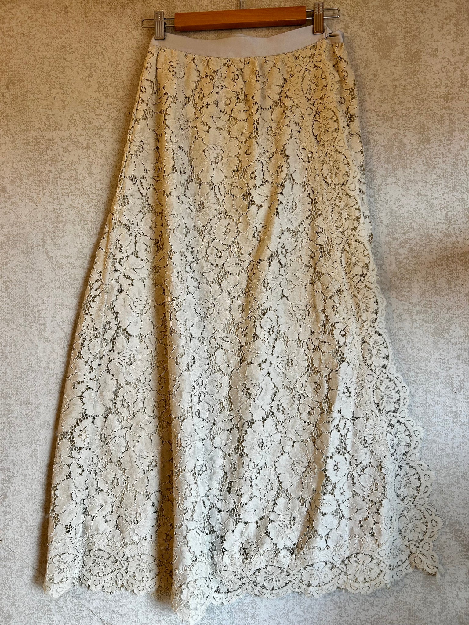 Flannel Lace Skirt - Size M/L