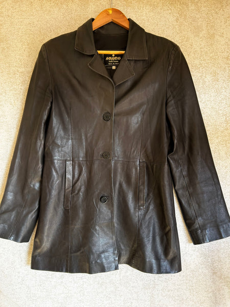 Italian Leather Jacket - Size M