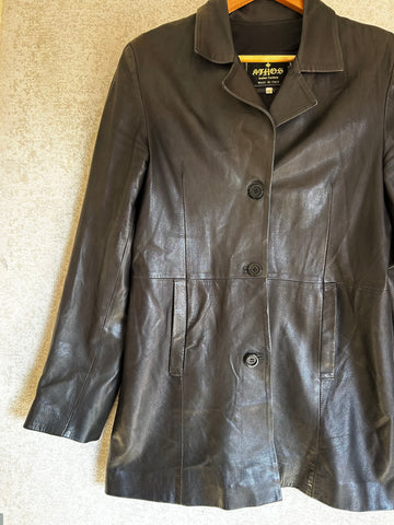 Italian Leather Jacket - Size M