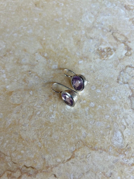 Sterling Silver Amethyst Earrings