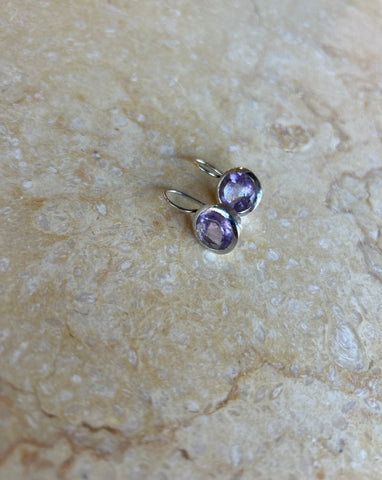 Sterling Silver Amethyst Earrings