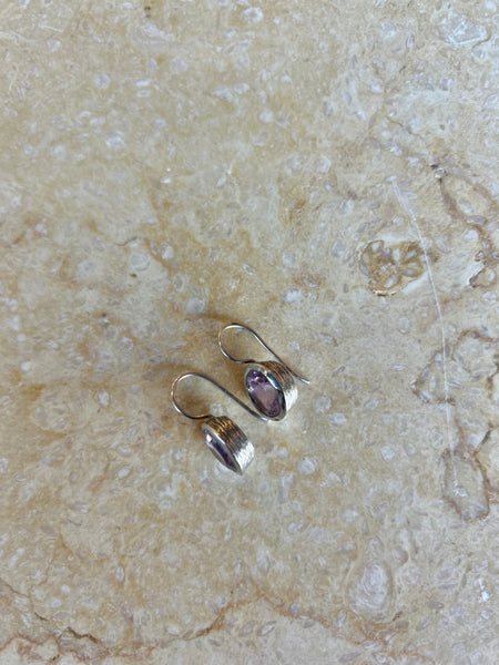 Sterling Silver Amethyst Earrings