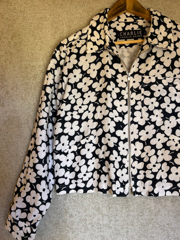 Charie Brown Linen Jacket - Size 10