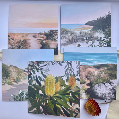 Coastal Greeting Cards - 5 Pack