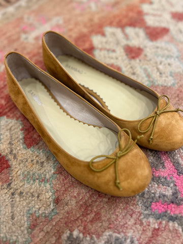 Sambag Ballet Suede Flat - Size 41