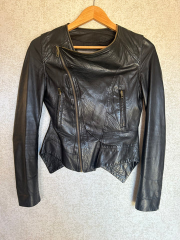 Mister Zimi Leather Jacket - Size 8