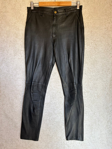 Vintage Leather Pants - Size S