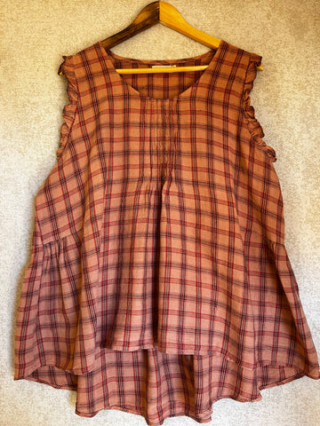 Wolf & I Linen Top - Free Size