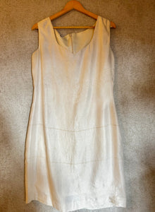Carla Zampatti Vinatge Linen Dress - Size 12