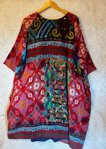 M  A Dainty Silk Dress - Size 12