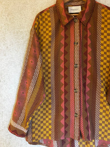 Summery Copenhagan Iris Shirt - Size L