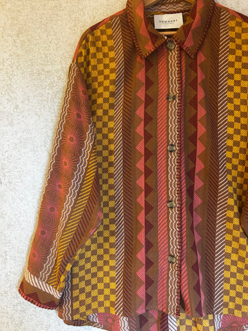 Summery Copenhagan Iris Shirt - Size L