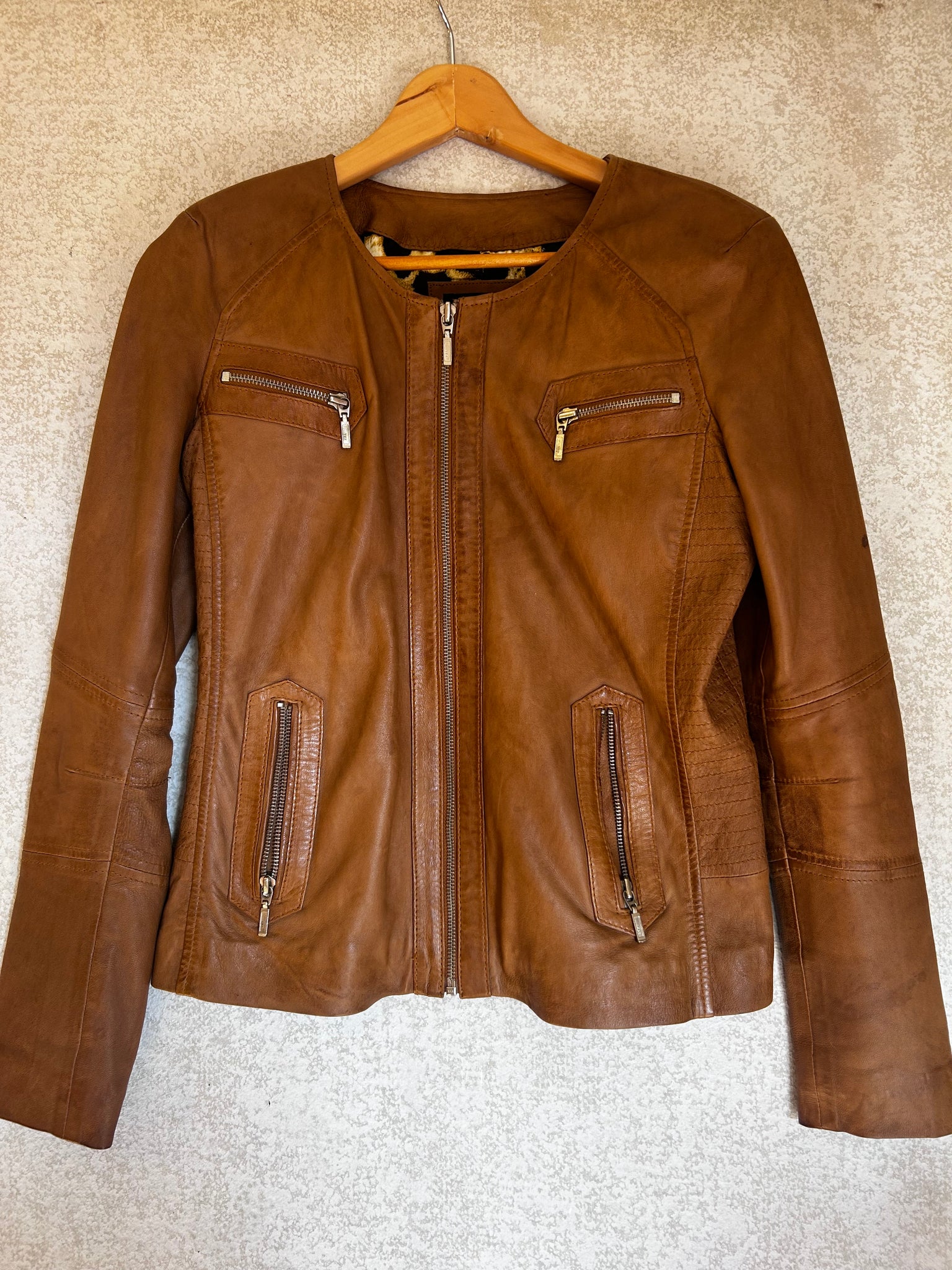 Cadelle Leather Jacket - Size 10