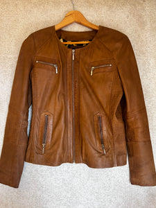 Cadelle Leather Jacket - Size 10