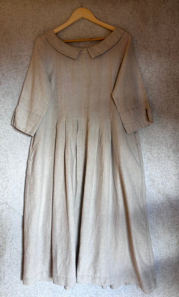 Evas Sunday Linen Dress - Size 10