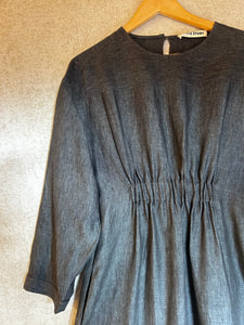 White Story Linen Dress - Size M