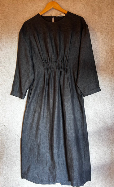 White Story Linen Dress - Size M
