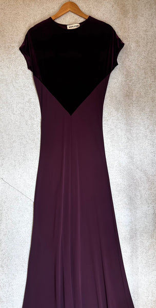 White Story Velvet Maxi - Size L
