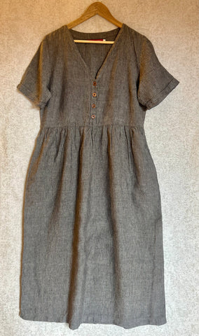 Pyne & Smith Linen Dress - Size L