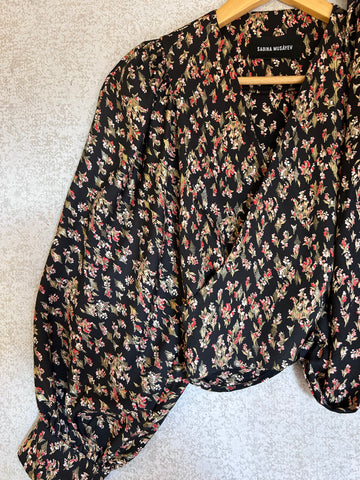 Sabina Musayev Wrap Top