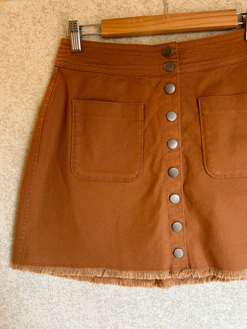 Madewell Tan Skirt - Size 10