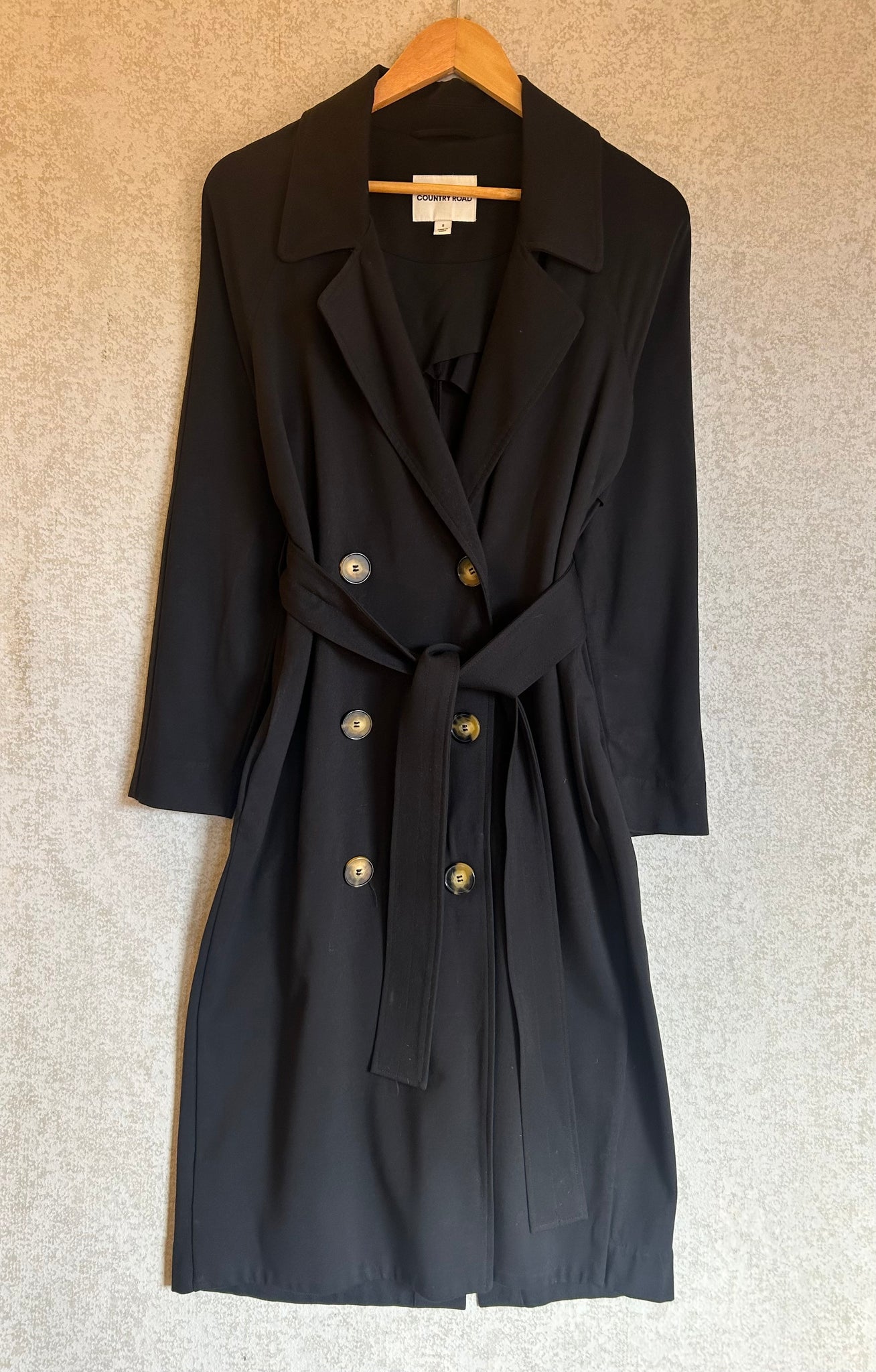 Country Road Trench Coat - Size 8