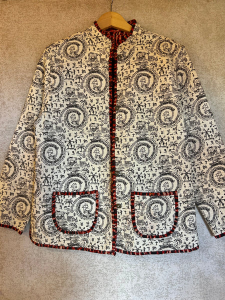Quilted Reversible Jacket - Size S/M