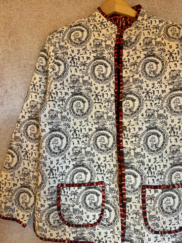 Quilted Reversible Jacket - Size S/M