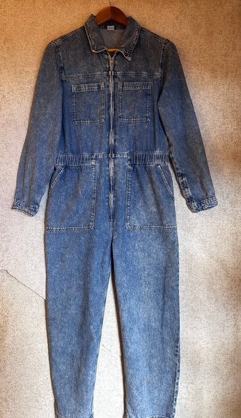 Denim Boilersuit - Size M