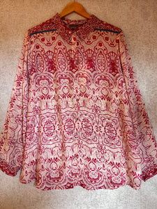 Johnny Was Silk Blouse - Size L