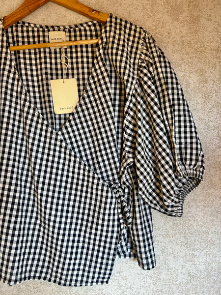 Bare road Ella Wrap Top - Size L New