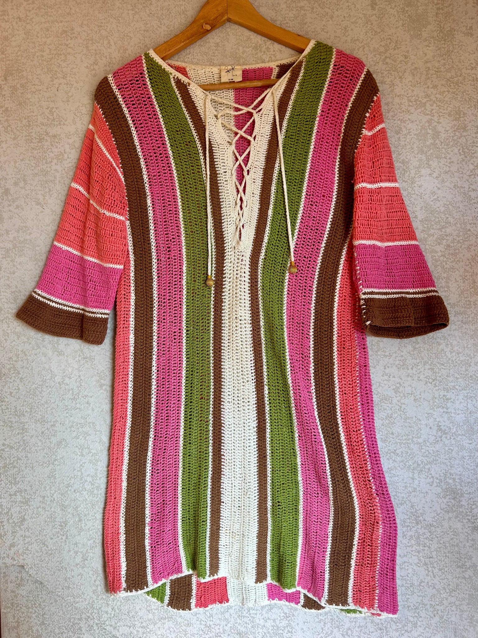 Lola Sol Crochet Dress - Size S/M