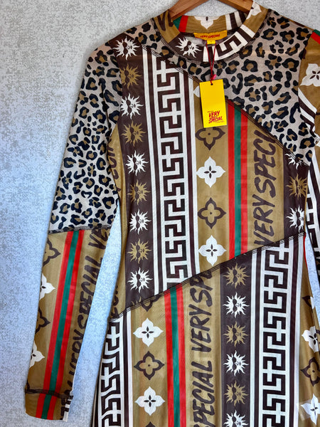 Very Special Geo Dress - Size S New