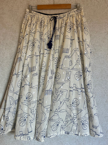 Gorman Elephant Tea Skirt - Size 12